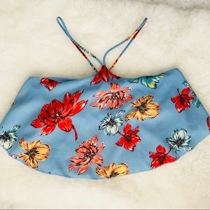 MIKEY & JOEY Floral Crop Top